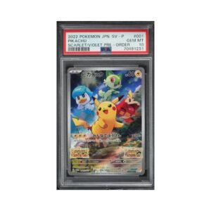 PSA 10 Pikachu Scarlet/Violet Pre-order Japanese